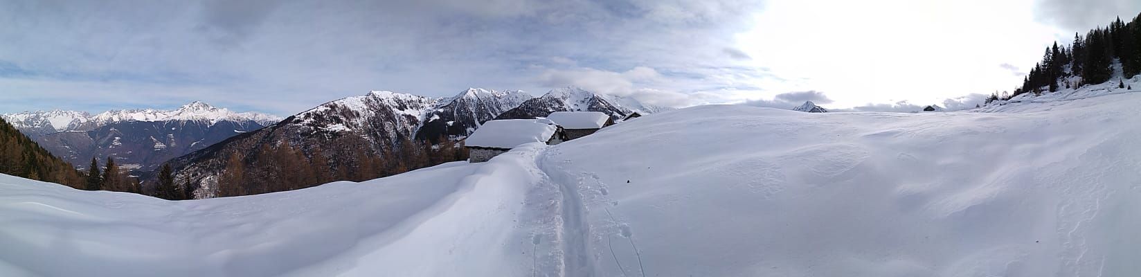 Schneeschuhwandern im Valtartano